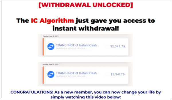 Instant Cash Algorithm Reviews