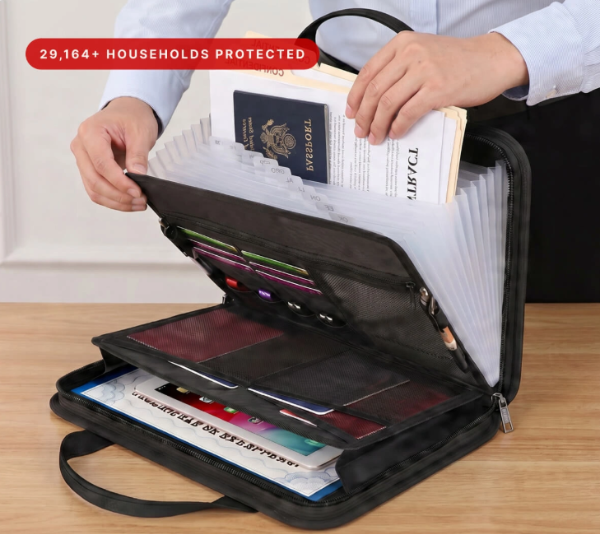 Mr Guardwell Fireproof Laptop & Document Bag uses