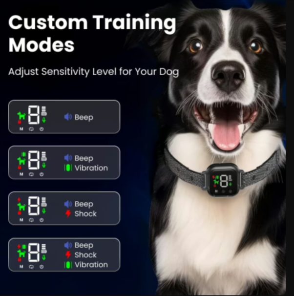 NooBark Anti-Bark Collar Modes