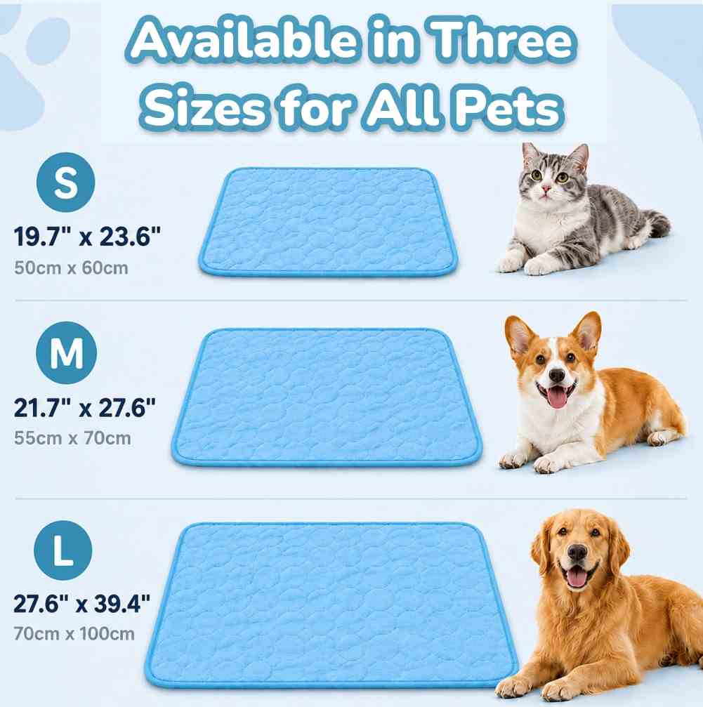 PetMade Cool Rest Sizes