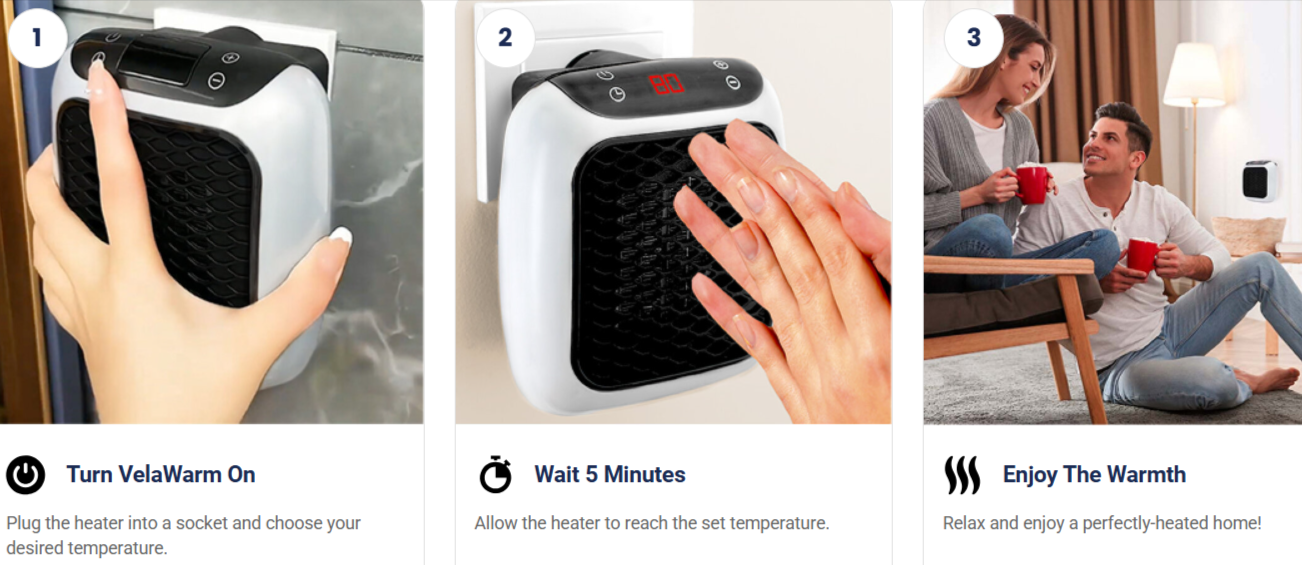 VelaWarm Heater How to Use