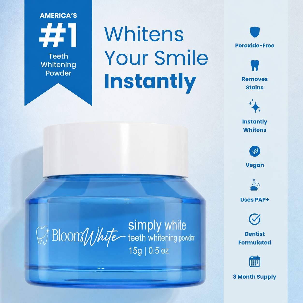 Bloom White Whitening Powder #1